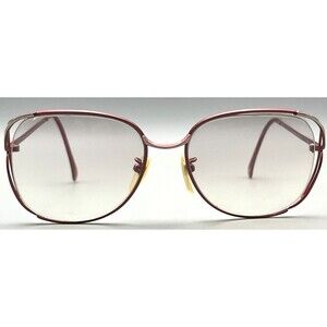 Vtg Kenmark Billy Dee's BD-05 Aviator Eyeglass Frames Burgundy 1980s